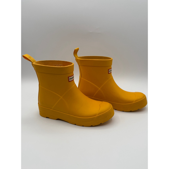 Hunter Kids Yellow Rain Boots US 2/3 - Picture 13 of 16